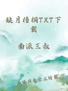 缺月梧桐TXT下載