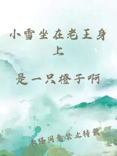 小雪坐在老王身上