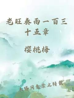老旺奏雨一百三十五章