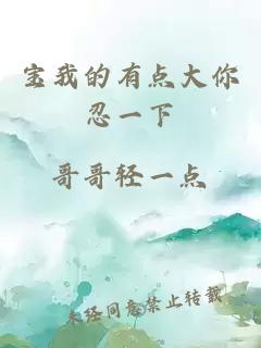 寶我的有點(diǎn)大你忍一下