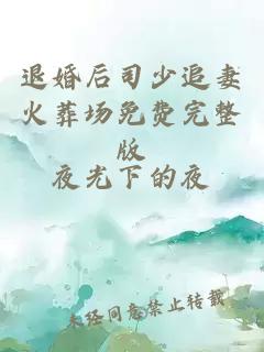 退婚后司少追妻火葬場(chǎng)免費完整版