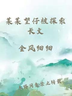 某某望仔被探索長(cháng)文