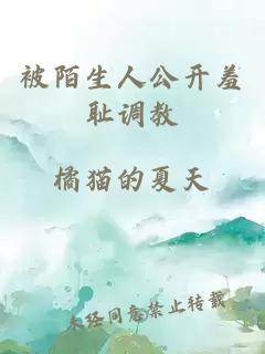 被陌生人公開(kāi)羞恥調教