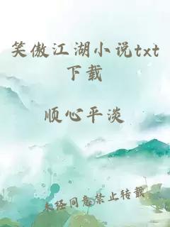 笑傲江湖小說(shuō)txt下載