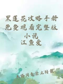 黑蓮花攻略手冊免費觀(guān)看完整版小說(shuō)