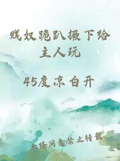 賤奴跪趴撅下給主人玩