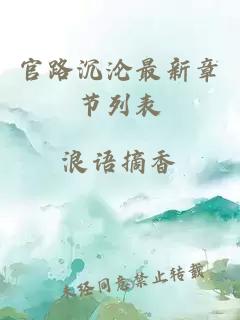 官路沉淪最新章節列表