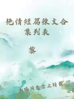 艷情短篇辣文合集列表