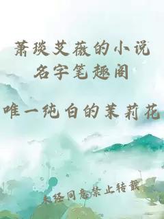 蕭琰艾薇的小說(shuō)名字筆趣閣