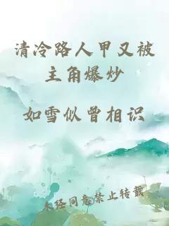 清冷路人甲又被主角爆炒