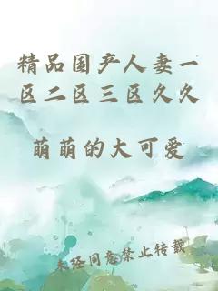精品國產(chǎn)人妻一區二區三區久久