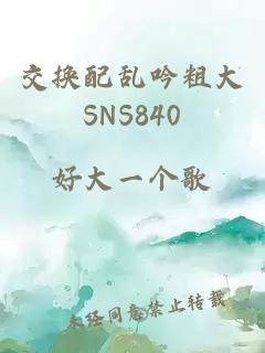 交換配亂吟粗大SNS840