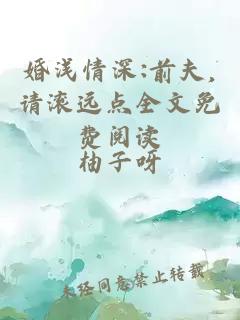 婚淺情深:前夫,請滾遠點(diǎn)全文免費閱讀