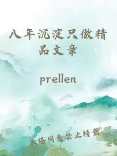 八年沉淀只做精品文章