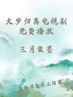 大夢(mèng)歸離電視劇免費播放