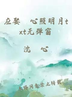 應娶妉心照明月txt無(wú)彈窗