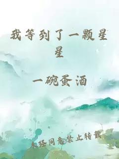 我等到了一顆星星