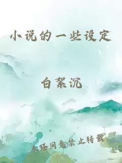 小說(shuō)的一些設定