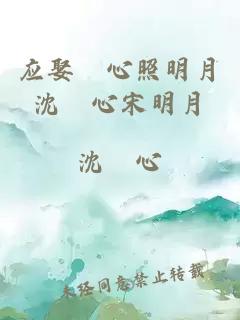 應娶妉心照明月沈妉心宋明月