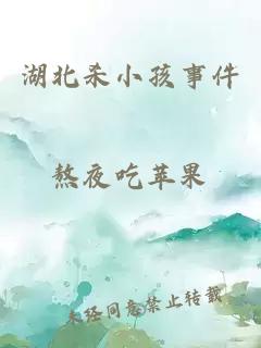 湖北殺小孩事件