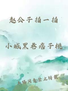 趙公子拍一拍