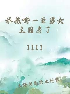 嬌藏哪一章男女主圓房了