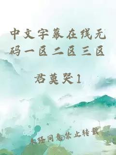 中文字幕在線(xiàn)無(wú)碼一區二區三區