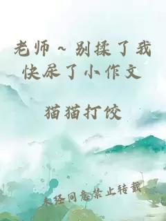 老師～別揉了我快尿了小作文