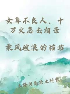 女尊不良人，十萬(wàn)火急去相親