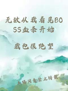 無(wú)敵從我看見(jiàn)BOSS血條開(kāi)始