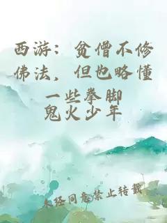 西游：貧僧不修佛法，但也略懂一些拳腳