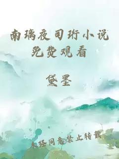 南璃夜司珩小說(shuō)免費觀(guān)看