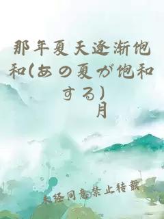 那年夏天逐漸飽和(あの夏が飽和する)
