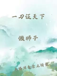 一刀證天下