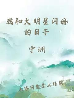 我和大明星閃婚的日子
