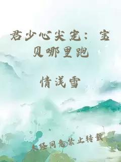 君少心尖寵：寶貝哪里跑