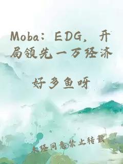Moba：EDG，開(kāi)局領(lǐng)先一萬(wàn)經(jīng)濟