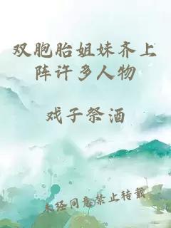 雙胞胎姐妹齊上陣許多人物