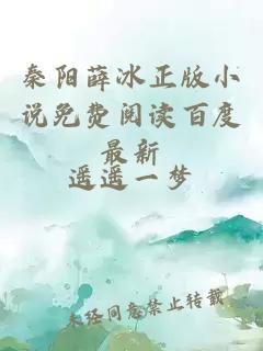 秦陽(yáng)薛冰正版小說(shuō)免費閱讀百度最新