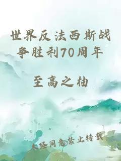 世界反法西斯戰爭勝利70周年