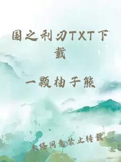 國之利刃TXT下載