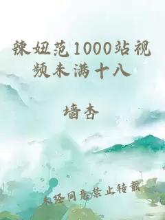 辣妞范1000站視頻未滿(mǎn)十八