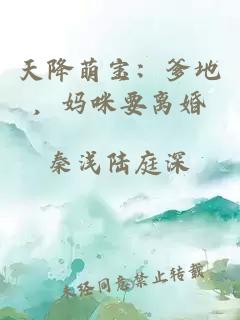 天降萌寶：爹地，媽咪要離婚