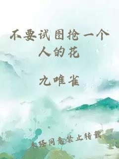 不要試圖搶一個(gè)人的花