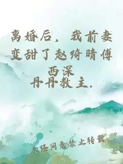 離婚后，我前妻變甜了趙綺晴傅西深