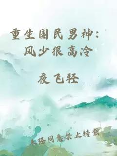 重生國民男神：風(fēng)少很高冷
