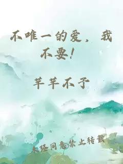 不唯一的愛(ài)，我不要！