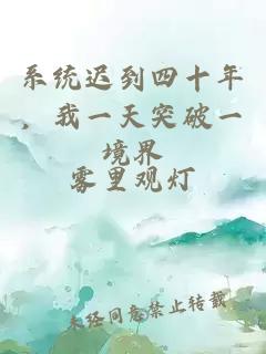 系統遲到四十年，我一天突破一境界