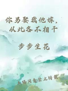 你另娶我他嫁，從此各不相干