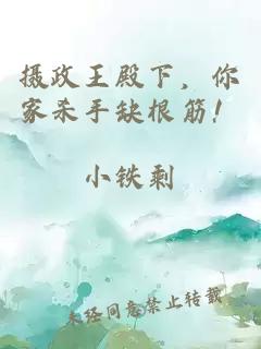 攝政王殿下，你家殺手缺根筋！